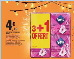 E.Leclerc NANA Serviettes hygiéniques offre