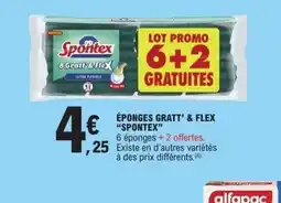 E.Leclerc SPONTEX Éponges gratt' & flex offre