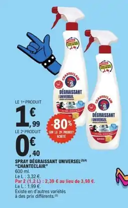 E.Leclerc CHANTECLAIR Spray dégraissant universel offre