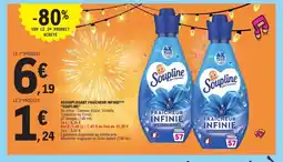E.Leclerc SOUPLINE Assouplissant fraîcheur infinie offre