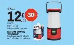 E.Leclerc ENERGIZER Lanterne camping offre