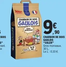E.Leclerc SOLER Charbon de bois gaulois offre