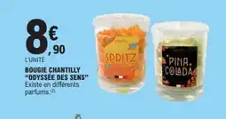 E.Leclerc Bougie chantilly odyssée des sens offre