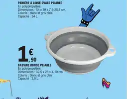 E.Leclerc Bassine ronde pliable offre