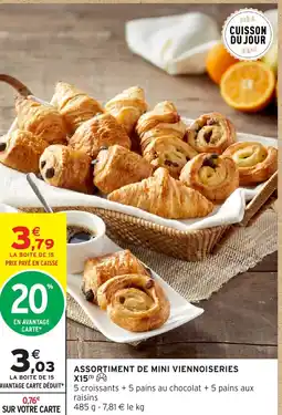 Intermarché Express Assortiment de mini viennoiseries offre