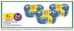 Intermarché Express PETIT NAVIRE Thon entier au naturel offre