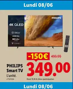 Lidl PHILIPS Smart TV offre