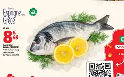 Auchan Daurade royale entière offre