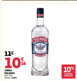 Auchan Poliakov vodka offre