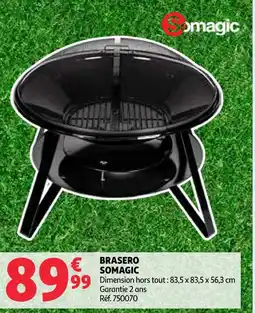 Auchan Somagic brasero offre