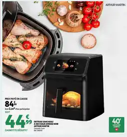 Auchan Arthur martin friteuse sans huile à air chaud adm065 noir offre