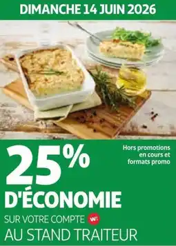 Auchan Au stand traiteur offre