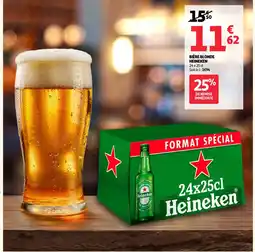 Auchan Heineken bière blonde heineken offre