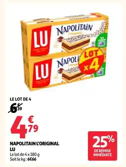 Auchan Lu napolitain l'original offre