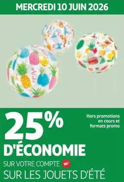 Auchan Sur les jouets d'été offre