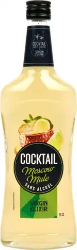 Auchan Auchan cocktail moscow mule sans alcool offre