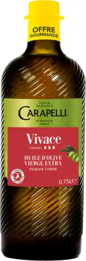 Auchan Carapelli huile d'olive vierge extra vivace carapelli offre