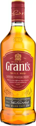 Auchan Grant's whisky grant's triple wood offre