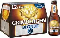 Auchan Grimbergen bière blonde grimbergen sans alcool offre