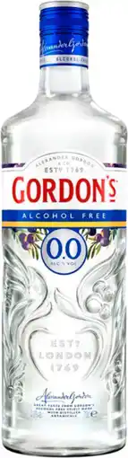 Auchan Gordon's gordon's sans alcool offre