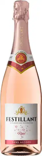 Auchan Sans marque vin mousseux sans alcool offre