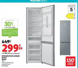 Auchan Qilive réfrigérateur combiné q.6541 offre
