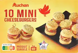 Auchan Auchan mini cheeseburgers surgelés auchan offre