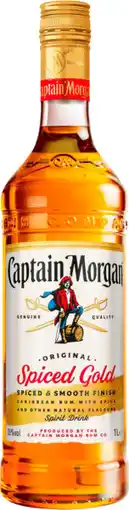 Auchan Captain morgan rhum rhum captain morgan spiced gold offre