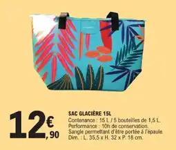 E.Leclerc Sac glacière 15l offre