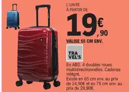 E.Leclerc Travel's valise 55 cm env offre