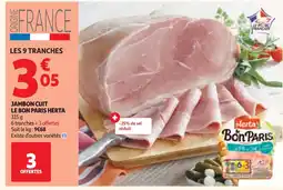 Auchan Herta jambon cuit offre