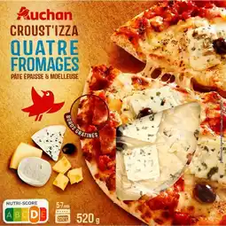Auchan Auchan croust'izza 4 fromages auchan offre