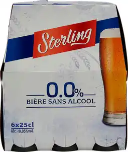 Auchan Auchan bière sterling sans alcool offre