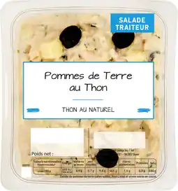 Auchan Sans marque salade de pommes de terre au thon offre
