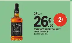 E.Leclerc Jack daniel's tennessee whiskey old n°7 offre