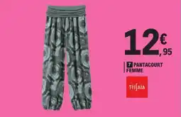 E.Leclerc Tissaia pantacourt femme offre