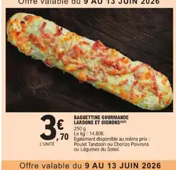 E.Leclerc Baguettine gourmande lardons et oignons offre