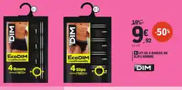 E.Leclerc Dim lot de 4 boxers ou slips homme offre