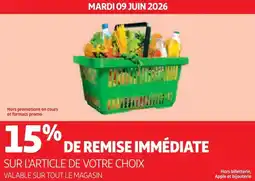 Auchan Sur l'article de votre choix valable sur tout le magasin offre