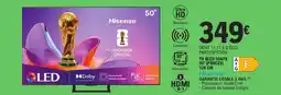E.Leclerc Hisense tv qled 50a7q 50 (pouces) 126 cm offre