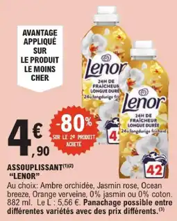 E.Leclerc Lenor assouplissant offre