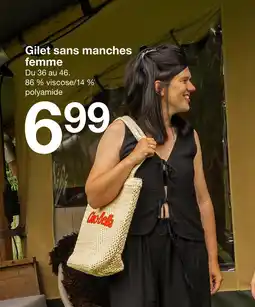 Zeeman Gilet sans manches femme offre