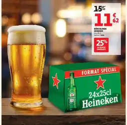 Auchan Heineken bière blonde offre