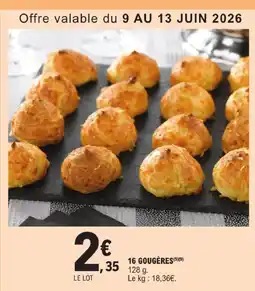 E.Leclerc 16 gougères offre