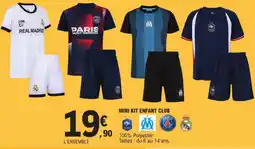 E.Leclerc Mini kit enfant club offre