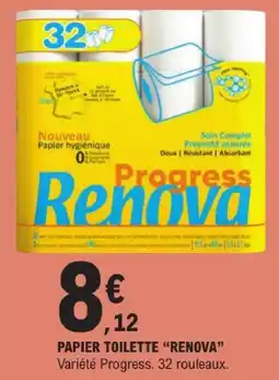 E.Leclerc Renova papier toilette offre