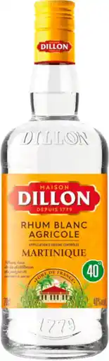 Auchan Dillon rhum blanc dillon offre