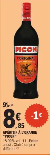 E.Leclerc Picon apéritif à l'orange offre