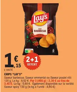 E.Leclerc Lay's chips offre