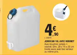 E.Leclerc Jerrican 10l avec robinet offre
